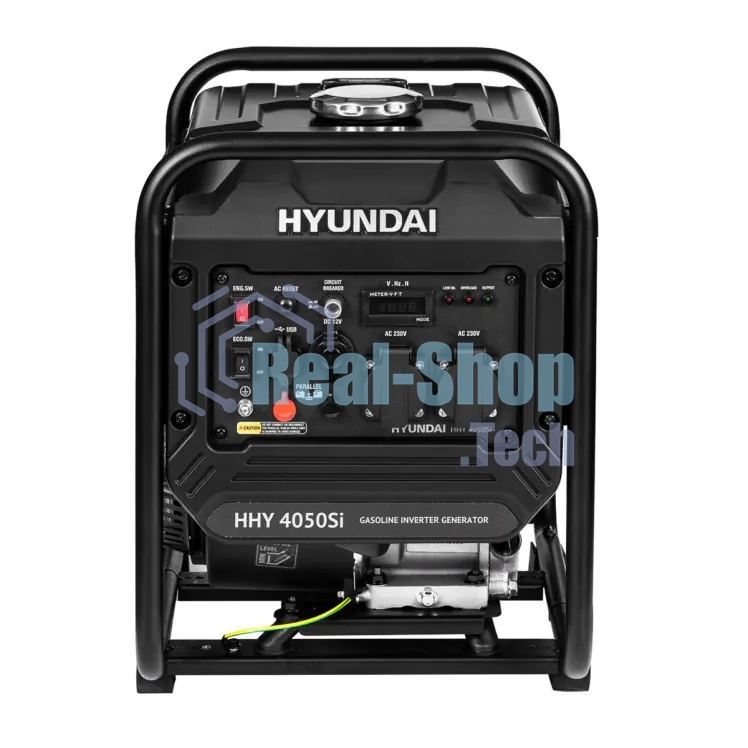Электрогенератор бензиновый инверторный Hyundai HHY 4050SI, 3.8 кВт, 69 дБ, 28 кг