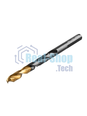 Сверло по металлу Denzel 7 мм, HSS-Tin, Golden Tip, 10 шт.