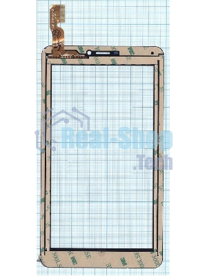 Сенсорное стекло (тачскрин) F-WGJ70466-V1, черное