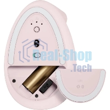 Мышь беспроводная Logitech Lift розовый, 4000 dpi, радиоканал, Bluetooth, USB, кнопки - 6