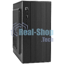 Компьютерный корпус Minitower ExeGate BAA-408U-UNS500 (mATX, БП UNS500 с вент. 12см, 2хUSB+1хUSB 3.0, HD Audio, черный)