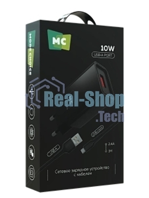 Сетевое зарядное устройство MORE CHOICE (4620202555700) NC07m СЗУ 1USB 2.0A для micro, черный