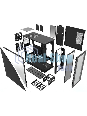 Компьютерный корпус Thermaltake Divider 300 TG черный без БП ATX 2x120мм 2xUSB 3.0 1xUSB3.1 audio front door bott PSU