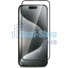 Защитное стекло для экрана BoraSCO прозрачный для Apple iPhone 15 Plus 2.5D антиблик. 1шт. (72402)