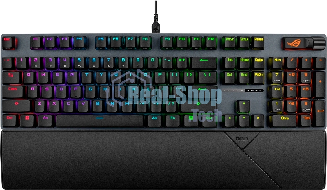 Клавиатура ASUS ROG Strix Scope II X ROG NX Snow V2 проводная, USB Type-A, чёрный