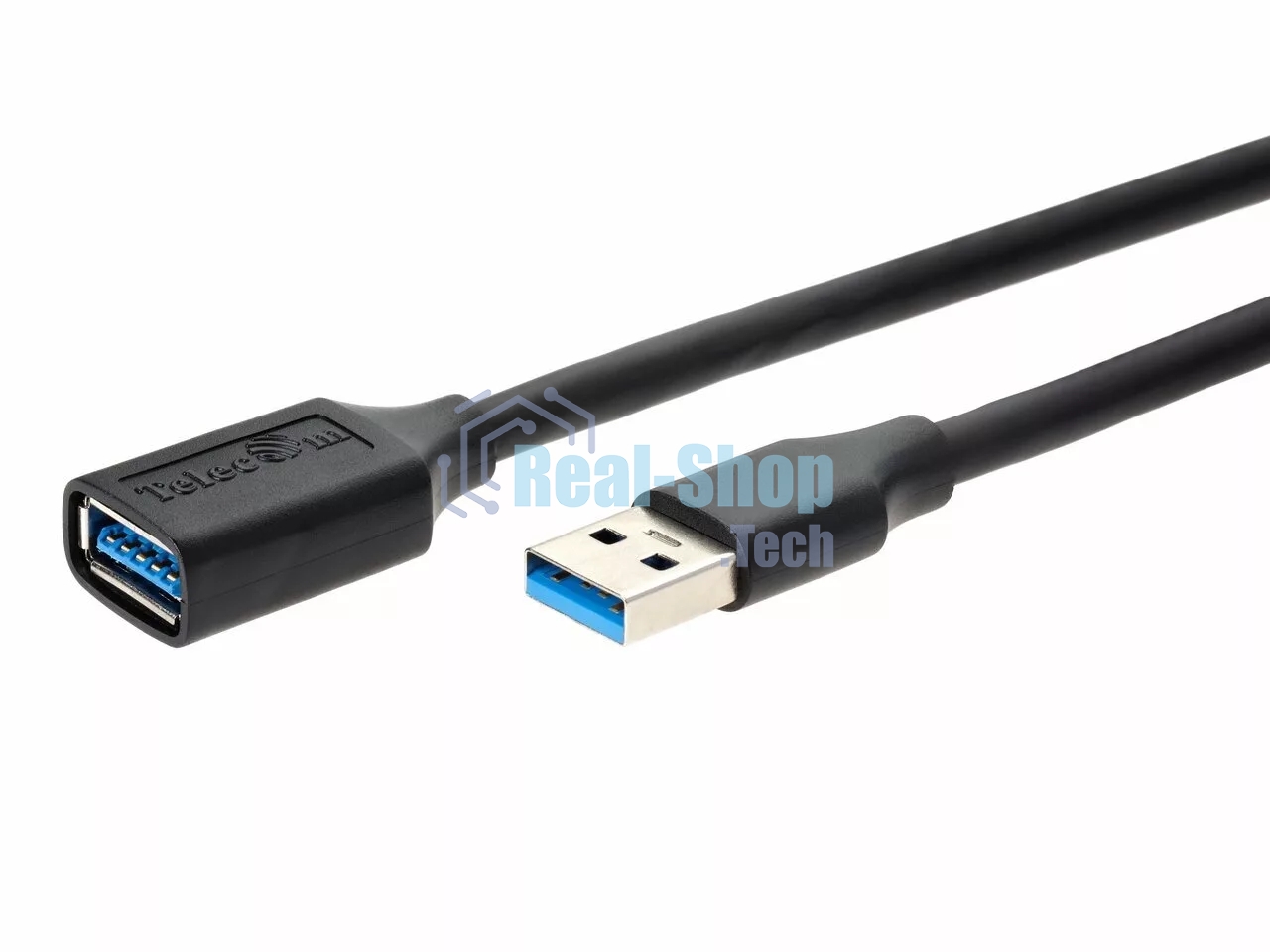 Кабель удлинительный USB3.0 Am-Af 5m Telecom черный (TUS708-5M)