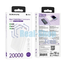 Портативный аккумулятор BOROFONE (6941991111839) BJ56A белый - 20000mAh 2USB