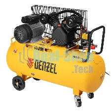 Компрессор воздушный Denzel BCV2200/100 рем. привод, 2,2 кВт, 100 л, 370 л/мин