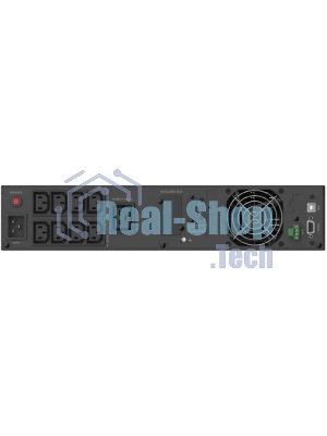 Источник бесперебойного питания CBR PLS-3KRT-8I-LCHERSC / 3000ВА / 2700Вт / 9 x C13,HID-USB, RS232, EPO, SNMP slot