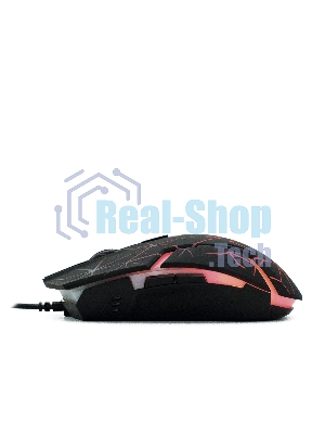 Мышь проводная Oklick 701G черный, 3600 dpi, USB, кнопки - 6
