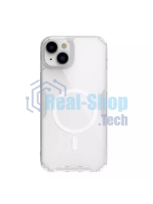 Чехол Nature TPU Pro Magnetic Case, белый, (AP IP15 Plus)