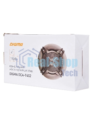 Колонки автомобильные Digma DCA-T402 180Вт 86дБ 4Ом 10см (4дюйм) (ком.:2кол.) коаксиальные двухполосные