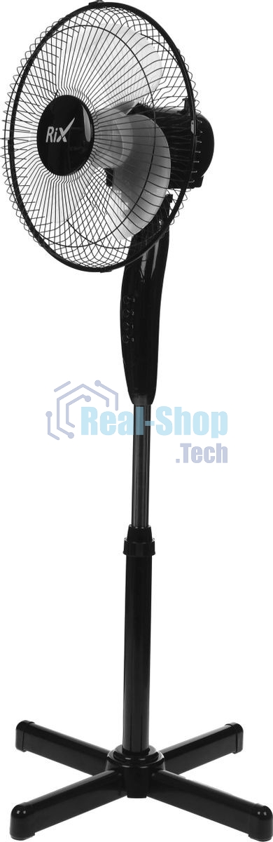 Вентилятор Rix RSF-3000B чёрный, напольный, 35 Вт, 3 скорости, 30 см