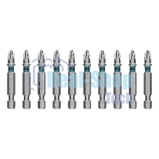 Бита Gross PH2х50 мм, сталь S2, шестигр., отрывн., 10 шт.