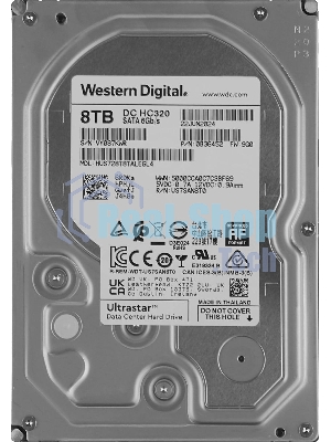 Жесткий диск Western Digital 8Tb (7200rpm) Ultrastar DC HC320 SATA-III 256Mb 3.5