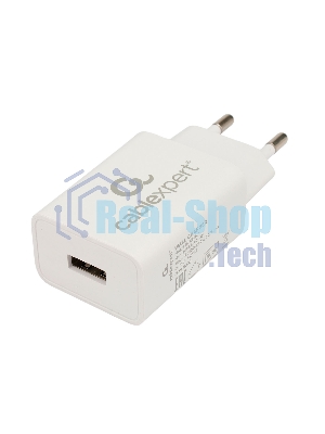 Сетевое зарядное устройство Cablexpert MP3A-PC-39 100/220V - 5V USB 1 порт, 1A, белый