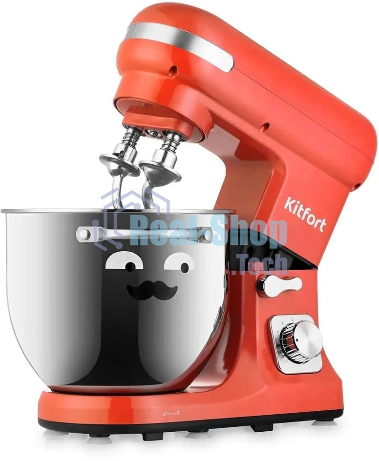 Миксер планетарный Kitfort КТ-3416-1 1400Вт красный