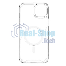 Чехол Nature TPU Pro Magnetic Case, белый, (AP IP15 Plus)