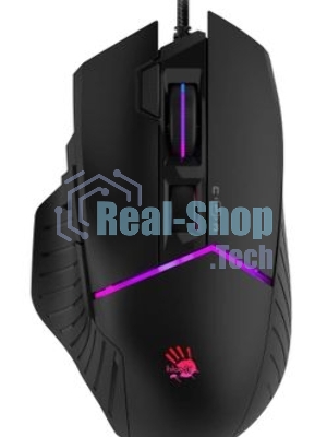 Мышь проводная A4Tech Bloody W95 Max черный, 12000 dpi, USB, кнопки - 10