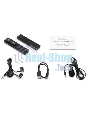 Диктофон Цифровой Digma DiVoice RV70 32Gb черный