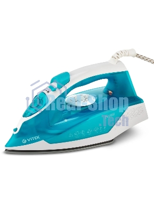 Утюг Vitek 8307-VT-01 2400 Вт бирюзовый/белый
