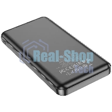 Портативный аккумулятор Hoco J100 High-ranking 10000mAh 2.1A 2xUSB-A черный