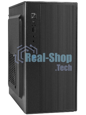 Компьютерный корпус Minitower ExeGate BAA-408U-UNS450 (mATX, БП UNS450 с вент. 12см, 2хUSB+1хUSB 3.0, HD Audio, черный)