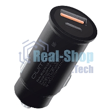 Автомобильное зарядное устройство Qumo All QC/PD (Charger 0088), USB + Type C черный