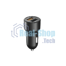 Автомобильное зарядное устройство OLMIO 2USB, QuickCharge3.0+Smart IC, 5.4A, 30W