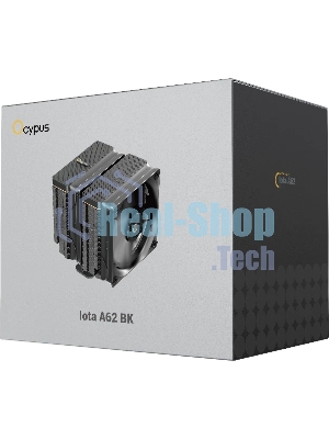 Кулер Ocypus Iota A62 BK Iota-A62-BK черный 120мм алюминий+медь 2000rpm 29db 4-pin 260W 158мм
