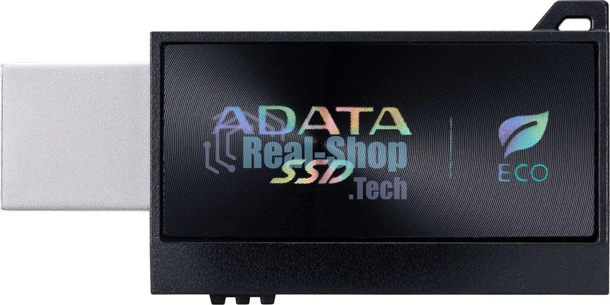 Внешний SSD ADATA SC730, 1TB, USB 3.2 Gen 2 Type-A/Type-C, R/W 600/600, черный