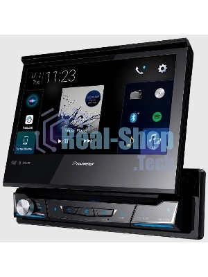 Автомагнитола Pioneer AVH-Z7250BT, 1 DIN, CD, Bluetooth, USB Type-A, AUX, CarPlay, пульт ДУ, съёмная панель