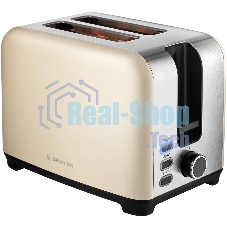 Тостер BRAYER BR2111 бежевый, 930 Вт, 2 слота
