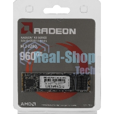 Накопитель SSD AMD Radeon R3MS0960G8, 960Gb, M.2 2280, SATA, R/W 550/500