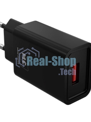 Сетевое зарядное устройство MORE CHOICE (4620202555724) NC07a СЗУ 1USB 2.0A для Type-C, черный