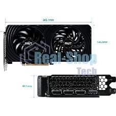 Видеокарта Palit PA-RTX 5060Ti DUAL 8Gb PCI-E 5.0 GeForce RTX 5060TI 8Gb 128bit GDDR7 2407/28000 HDMIx1 DPx3 HDCP Ret
