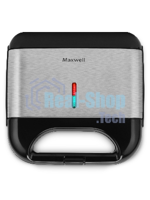Сэндвичница Maxwell MW-1553, 800Вт, стальной/черный