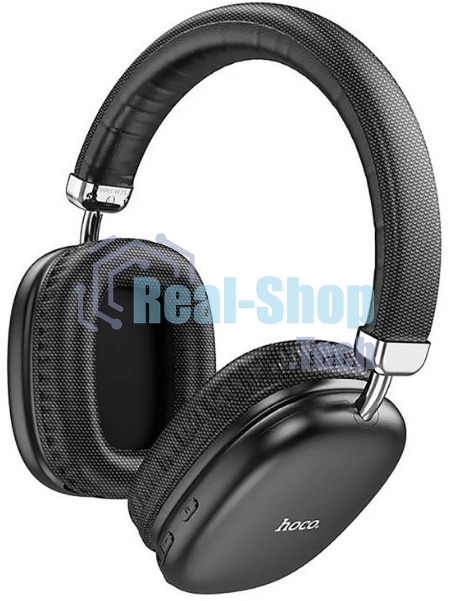 Беспроводные/проводные наушники Hoco W35 черный, полноразмерные, Bluetooth + проводной, до 40 ч