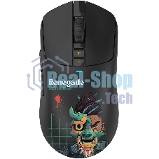 Мышь беспроводная/проводная A4Tech Bloody R72 Ultra Duo черный/рисунок, 20000 dpi, радиоканал, USB, кнопки - 7