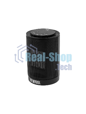 Тепловентилятор керамический Denzel DTFC-1200, черный, 600/1200 Вт, 12 м2, 3 режима, термостат