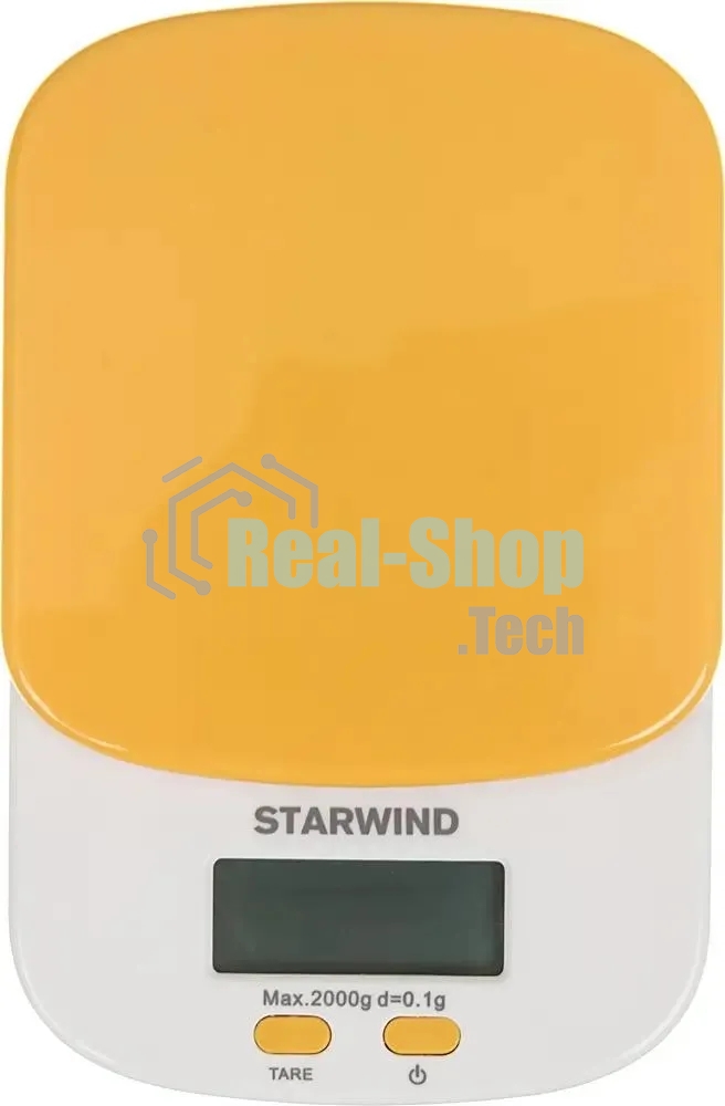 Весы кухонные Starwind SSK2158 макс. вес: 2 кг, оранжевый