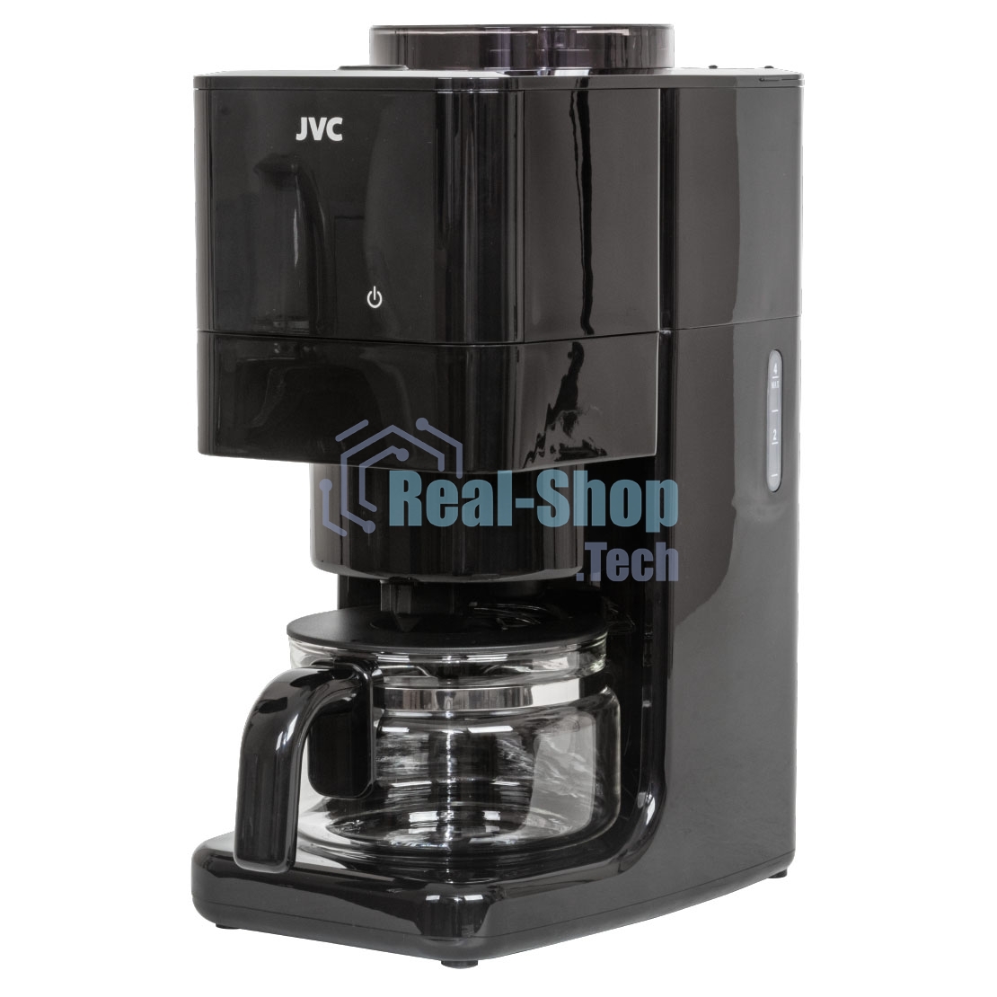 Кофеварка капельная JVC JK-CF37 черный, зерновой/молотый, 0.6 л, 730 Вт