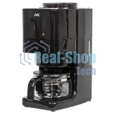 Кофеварка капельная JVC JK-CF37 черный, зерновой/молотый, 0.6 л, 730 Вт
