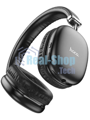 Беспроводные/проводные наушники Hoco W35 черный, полноразмерные, Bluetooth + проводной, до 40 ч