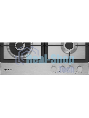 Газовая варочная панель Indesit THPM 642 W/IX/I, нержавеющая сталь