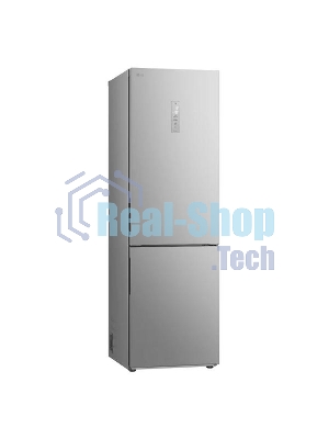 Холодильник LG GC-B459ANMW серебристый двухкамерный 234/110л морозилка снизу, No Frost