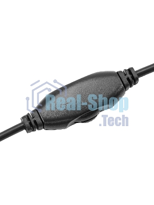 Гарнитура Oklick HS-L335G чёрный, проводная, USB-C/3.5 мм
