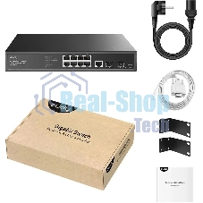 Коммутатор Cudy GS2008S2, 8×1 Гбит/с, 2×1 Гбит/с SFP