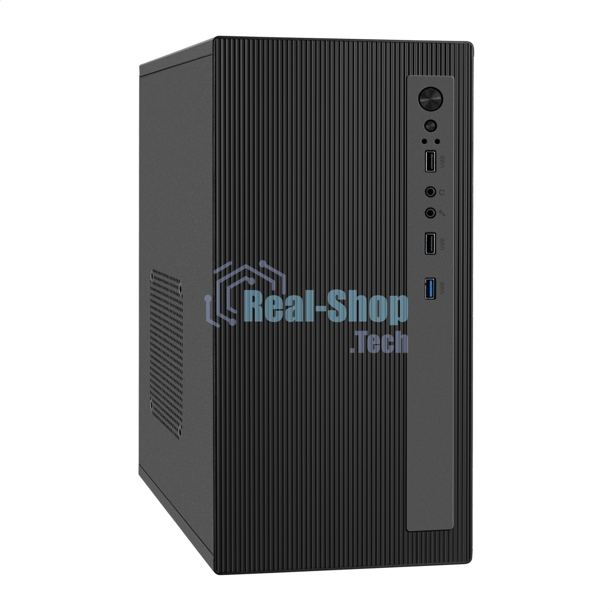 Компьютерный корпус Minitower ExeGate BAA-303MU (mATX, без БП, 2*USB+1*USB 3.0, HD Audio, черный)
