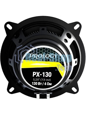 Колонки автомобильные Prology PX-130 130Вт 89дБ 4Ом 13см (5дюйм) (ком.:2кол.) коаксиальные двухполосные